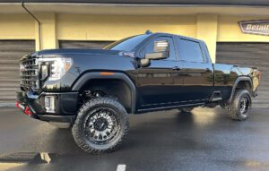 This is a Black GMC at with Ceramic Coating Auto Sport Detailing Santa Rosa 