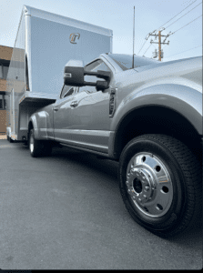 Silver Ford F450 with ceramic coating Santa Rosa services performed